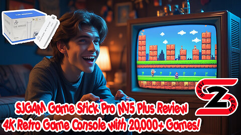 SJGAM Game Stick Pro M15 Plus Review | 4K Retro Game Console with 20,000+ Games! 