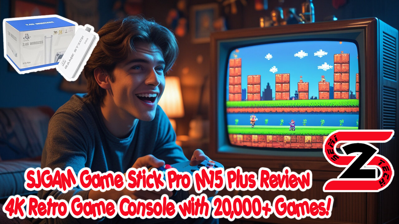 SJGAM Game Stick Pro M15 Plus Review | 4K Retro Game Console with 20,000+ Games!