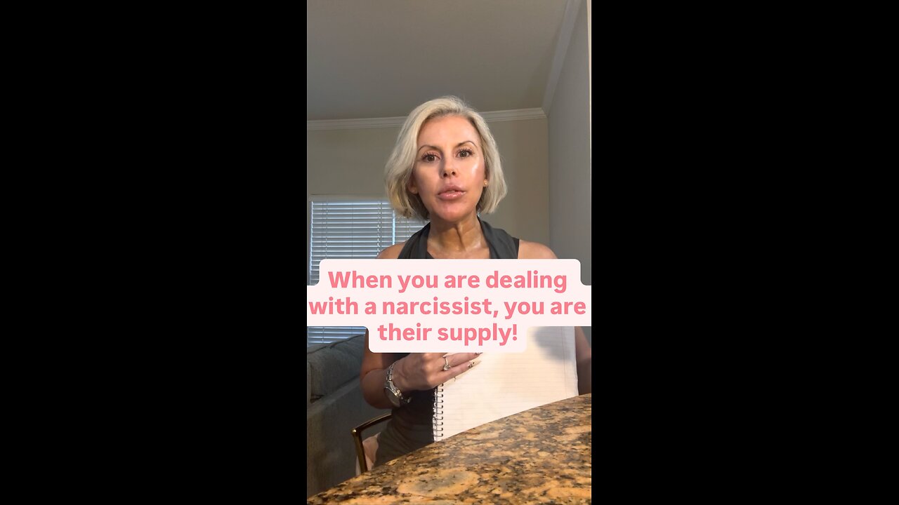 When you are dealing with a narcissist, you are their supply!