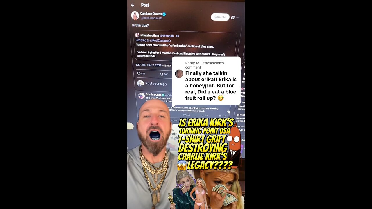 Is #ErikaKirk Destroying #TPUSA and the Legacy of #CharlieKirk with her T-Shirt Donation Grift?