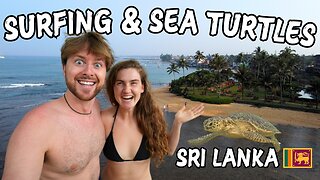 Is Hikkaduwa Sri Lanka's BEST Beach Vacation Spot? | Sea Turtles and Surfing...🇱🇰 🇱🇰 🇱🇰