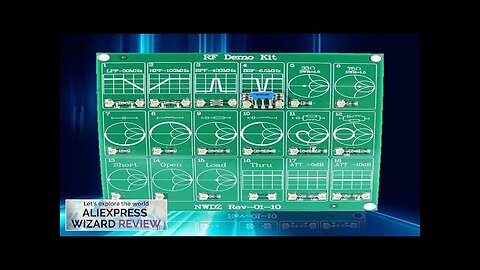 RF Demo Kit for NanoVNA VNA Frequency Test Board Vector Network Test Review