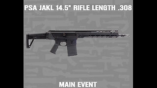 PSA JAKL 14.5″ RIFLE LENGTH .308 1:10 NITRIDE KEYMO MOE EPT B&T STOCK RIFLE