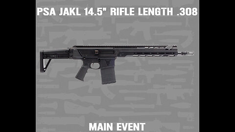 PSA JAKL 14.5″ RIFLE LENGTH .308 1:10 NITRIDE KEYMO MOE EPT B&T STOCK RIFLE