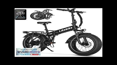 Likebike Folding Electric Bike Adults500W Motor (Peak 720W) Ebike with 20" x Review