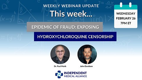 Epidemic of Fraud: Exposing Hydroxychloroquine Censorship