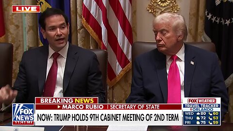 SECRETARY RUBIO: "Everything this president does is driven by the American people."