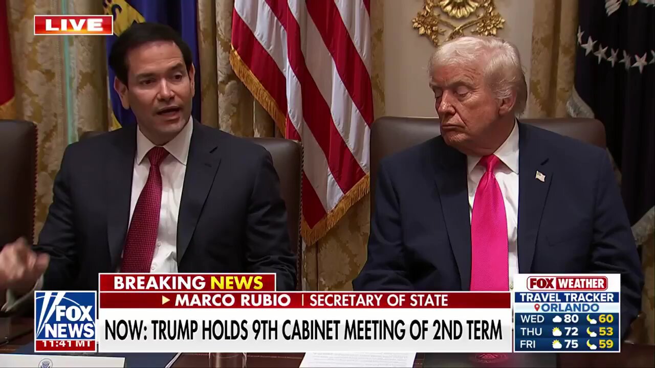 SECRETARY RUBIO: "Everything this president does is driven by the American people."