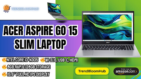 🌱💻 Acer Aspire Go 15 – Affordable, Eco-Friendly, and Efficient! 🚀