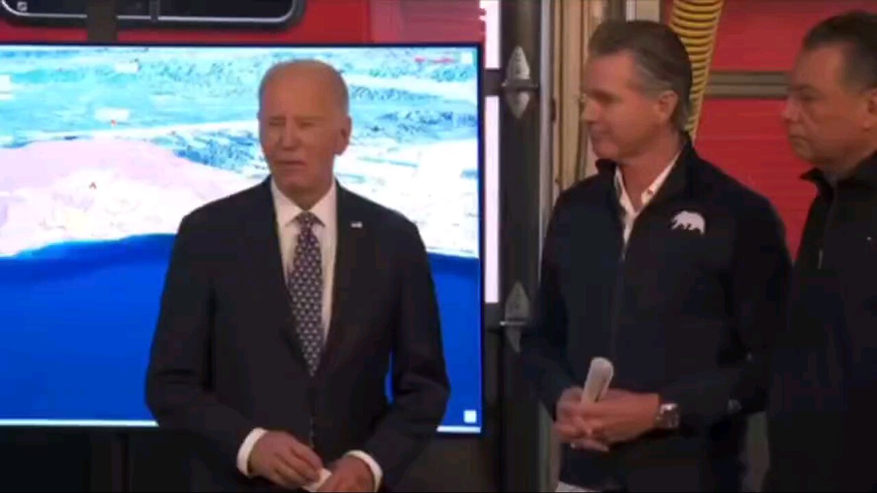 Biden cuts off the fire briefing: "The good news is that I became a great grandpa"