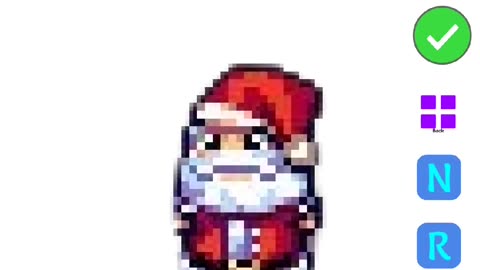 How to test separate sprites | Sprite animation player - Get it on Google Play & Itchio #santaclaus