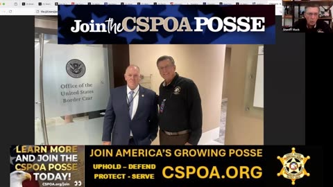 Sheriff Mack Shares w/Posse His Meeting With Tom Homan (ICE)