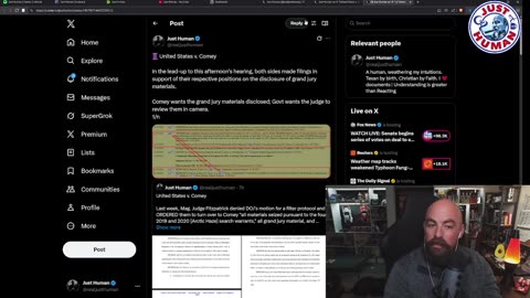 Judge in Comey Case to Review Grand Jury Material and Proceedings