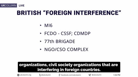 British "Foreign Interference"