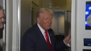 President Trump Gaggles with Press on Air Force One, Oct. 30, 2025