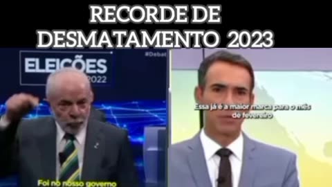 Lulaladrão está destruindo a amazônia.