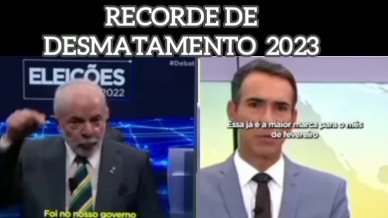 Lulaladrão está destruindo a amazônia.