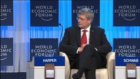 WEF 🍁🇨🇭 Davos 2012 - Stephen Harper 🤬