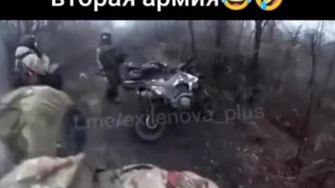 Russian Dirt Bike Squad Keeps Crashing into Each Other