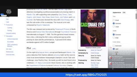 Snake Eyes-Charlie Kirk connection