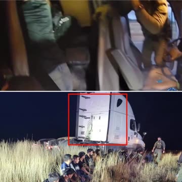23 illegal immigrants found stuffed inside a truck cab during a traffic stop in La Salle County, Tx.