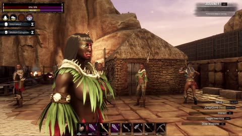 Conan Exiles, base building, big boobs