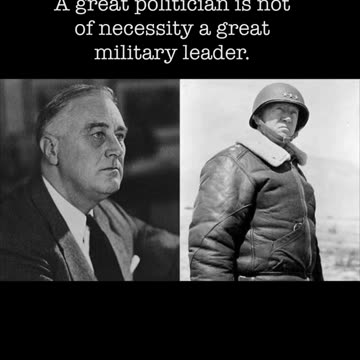 Sep 26, 2025 Gen. Patton quotation of the day [FDR meeting] #ww2 #war #leadership #nickelback
