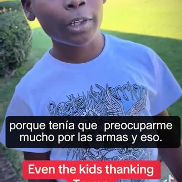 Child from Memphis, Tennessee, THANKS President Trump for sending the National Guard to his city