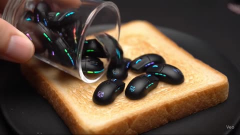 Gaming Mouse Toast Spread #asmr #viral #fyp #shorts #reels