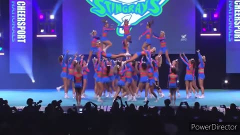 Stingray All Stars Orange Cheersport 2025 Day 1