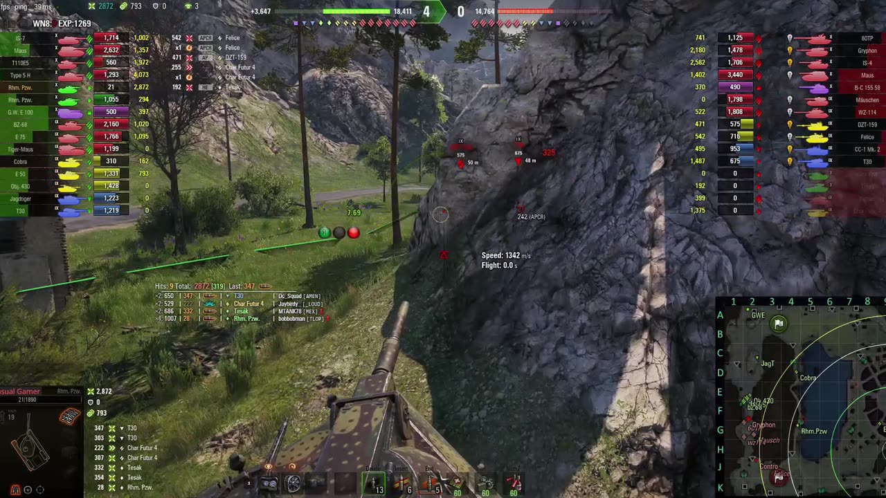 Rhm. Pzw DOMINATES with 2,872 DAMAGE & 2 KILLS IN LAKEVILLE! Insane World of Tanks Gameplay Replay