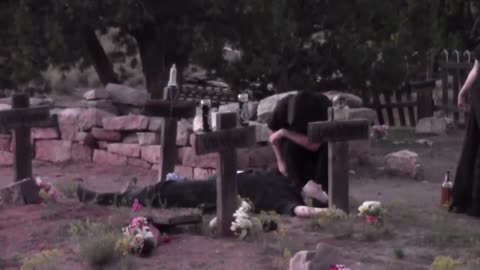 Dante Abiel Performs Ritual Of Necromancy In Graveyard