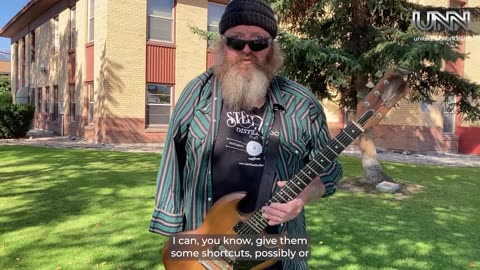 Discover how a Hamilton, Montana, USA, guitarist inspires others with his music and strength. 🎶✨