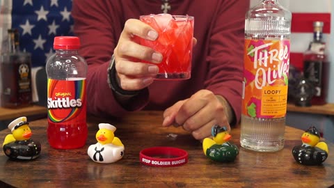 Kevin Benge - Three Olives Loopy Vodka & Skittles Drink