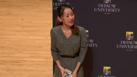 October 5, 2015 - DePauw Audience Serenades Yeonmi Park a Day After Her 22nd Birthday