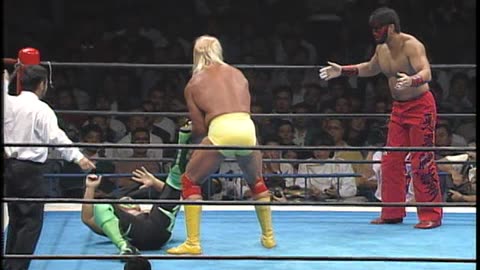 Hulk Hogan tag team match in Japan 1993