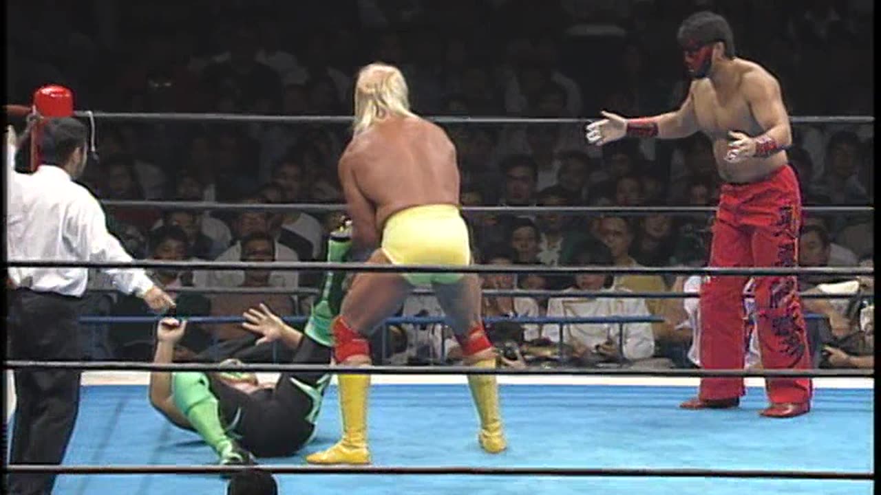 Hulk Hogan tag team match in Japan 1993