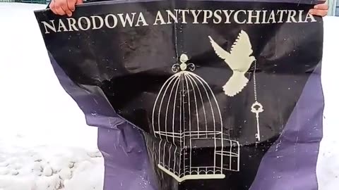 protest przeciwko psychiatrycznemu terrorowi.
