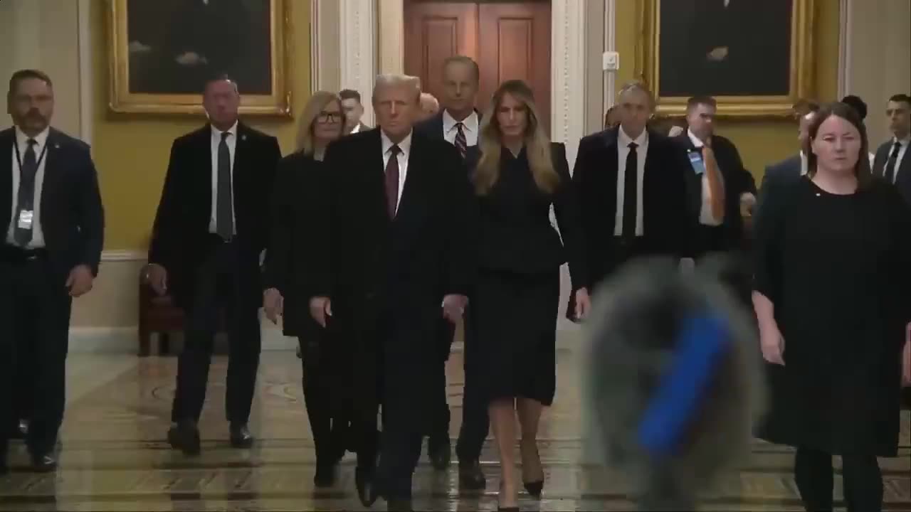 WATCH: President Trump Makes His Triumphant Return To Capitol Hill