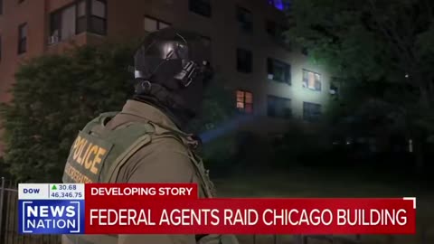 Over 300 Federal Agents, Some Repelling Down From Black Hawks, Raided a Building in Chicago