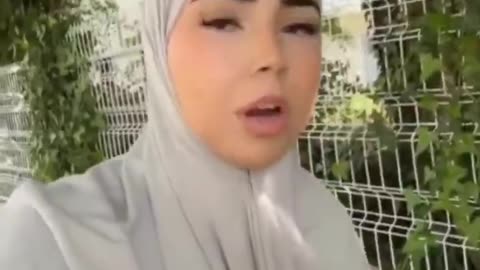 She says she can't find a job in France because she wears a hijab so she cries about