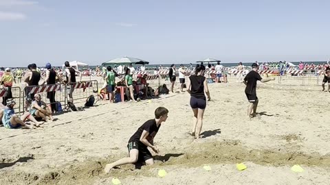 Beach tchoukball is the best ! 😱