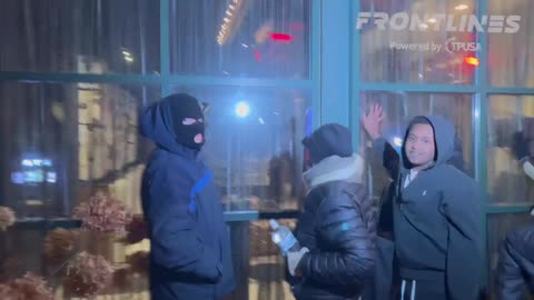 Anti-ICE protesters swarm hotel where they believe ICE agents are staying