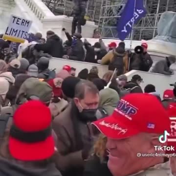 Here is Ray Epps gleefully admiring the work that he claimed to have “orchestrated