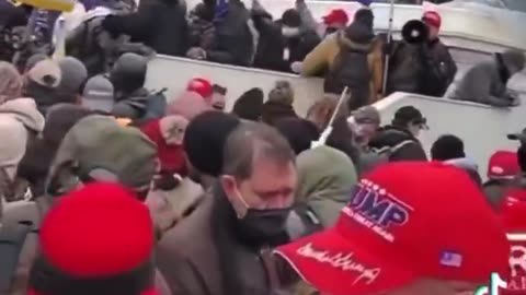 Here is Ray Epps gleefully admiring the work that he claimed to have “orchestrated