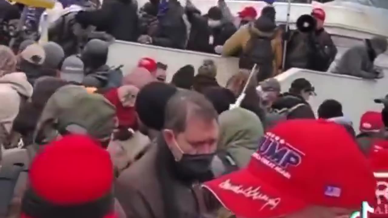 Here is Ray Epps gleefully admiring the work that he claimed to have “orchestrated