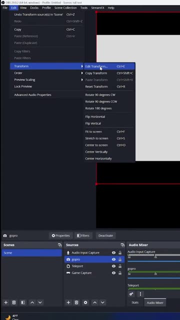 OBS Cropping - FIXED!!!