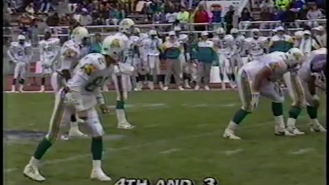 WLAF 1992 SACRAMENTO SURGE AT OHIO GLORY