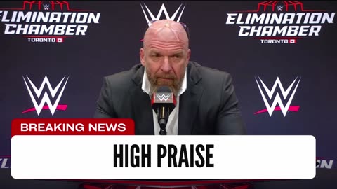 Triple H Heaps High Praise On This Star After Elimination Chamber