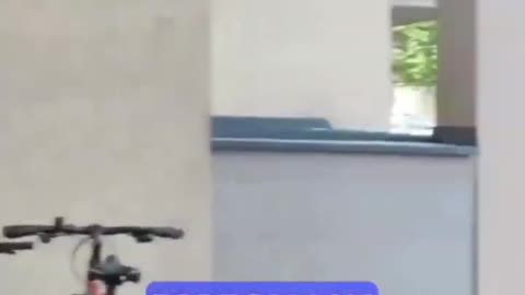 French boy in Poland shocked because bicycles are parked without chains and no one steals them.